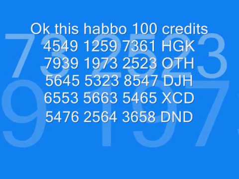 free habbo codes